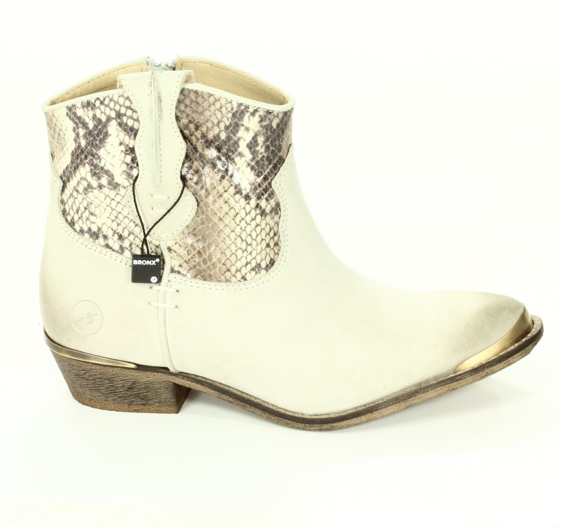 Bronx Trzewiki Damskie offwhite/taupe 43795-D