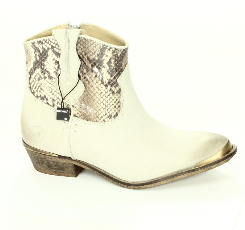 Bronx Trzewiki Damskie offwhite/taupe 43795-D