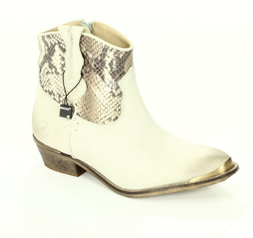 Bronx Trzewiki Damskie offwhite/taupe 43795-D