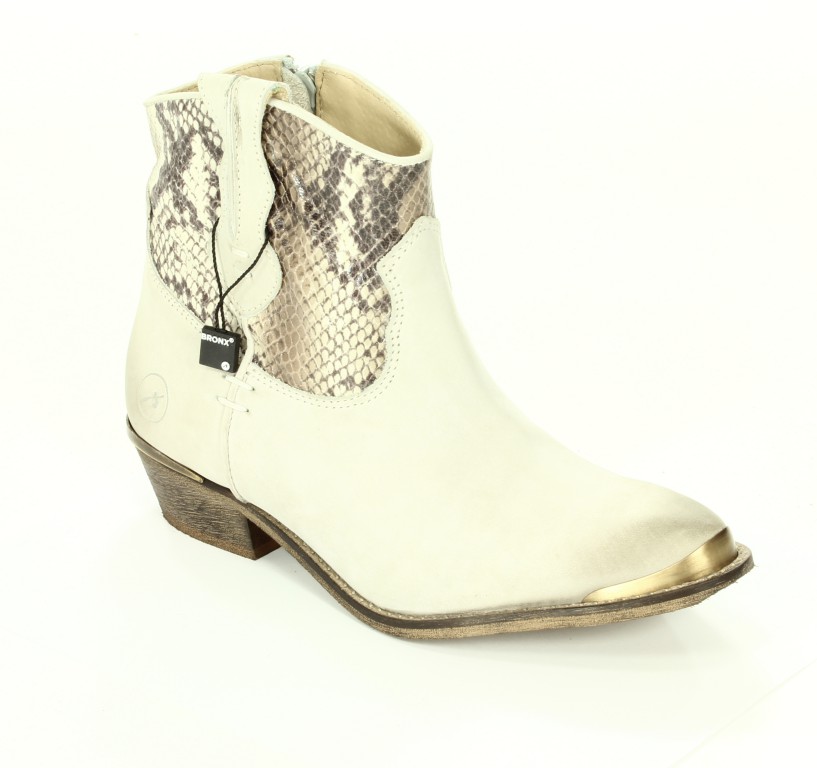 Bronx Trzewiki Damskie offwhite/taupe 43795-D