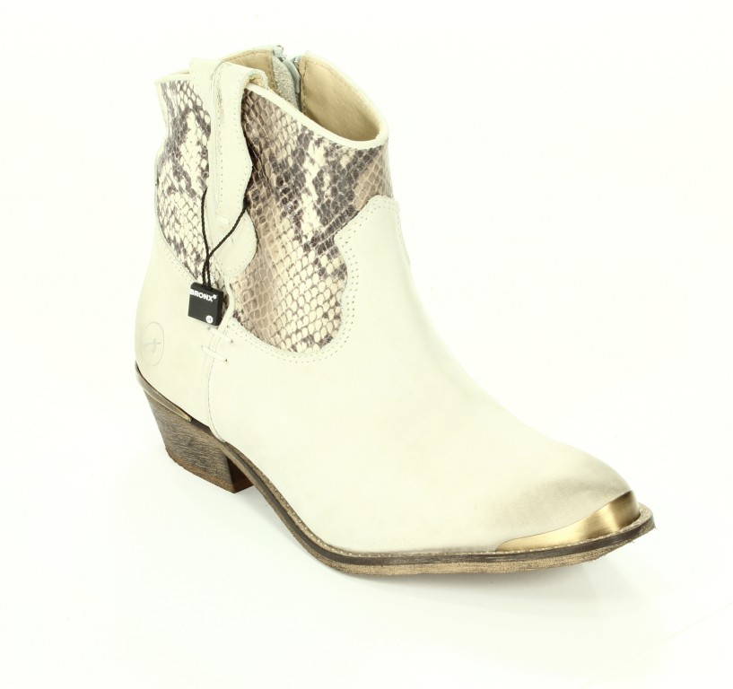 Bronx Trzewiki Damskie offwhite/taupe 43795-D