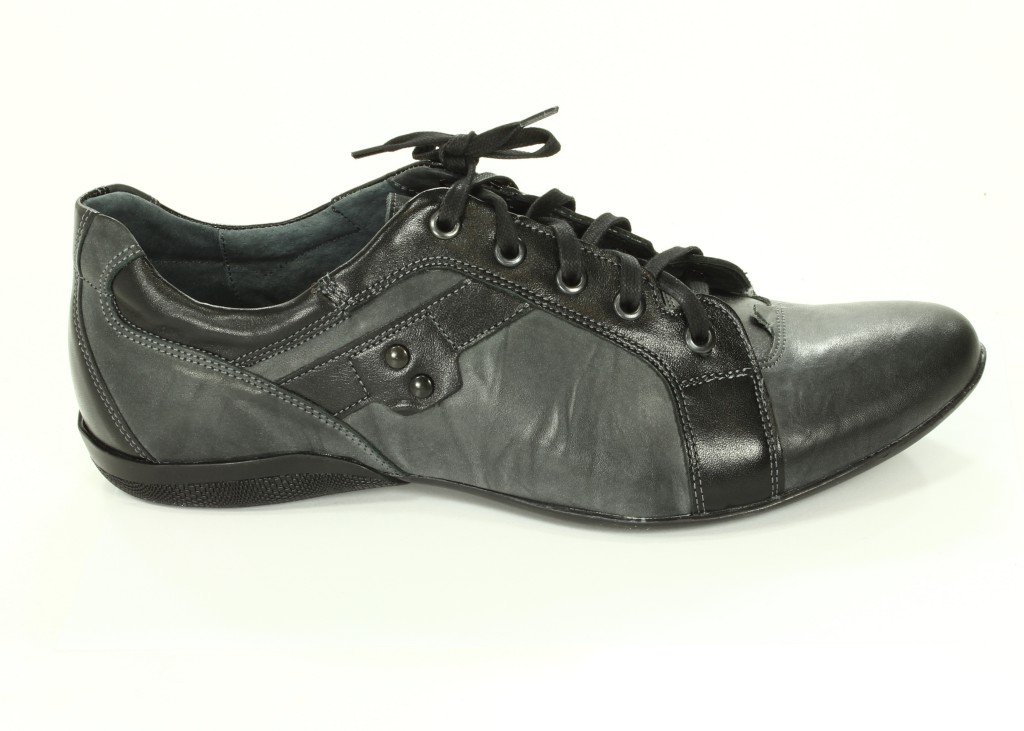 Abis Buty Półbuty   1905 1364  Grafit-Czarny