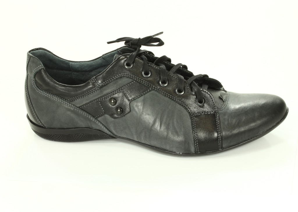 Abis Buty Półbuty   1905 1364  Grafit-Czarny