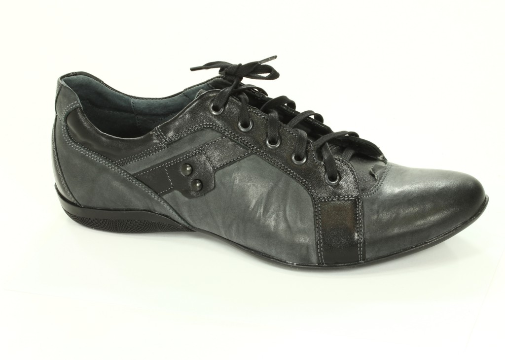 Abis Buty Półbuty   1905 1364  Grafit-Czarny