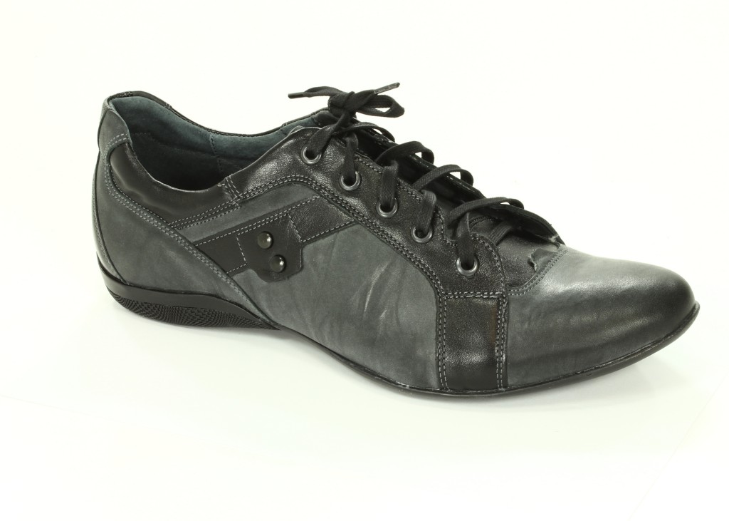 Abis Buty Półbuty   1905 1364  Grafit-Czarny