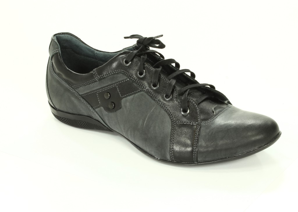 Abis Buty Półbuty   1905 1364  Grafit-Czarny