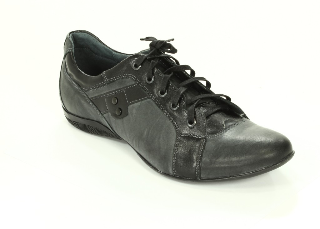 Abis Buty Półbuty   1905 1364  Grafit-Czarny