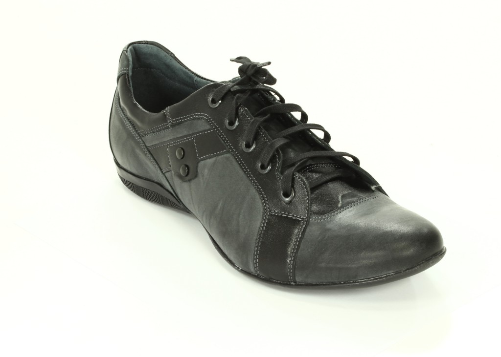 Abis Buty Półbuty   1905 1364  Grafit-Czarny