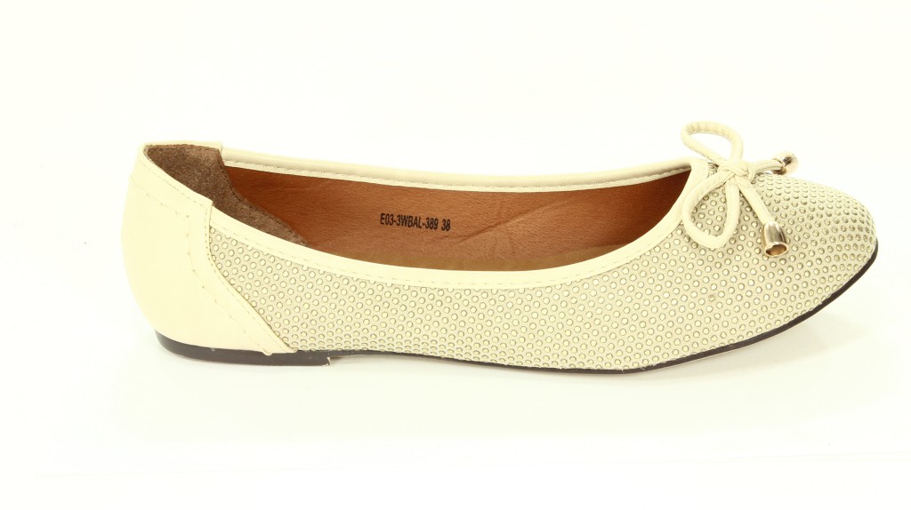 Evento Baleriny Damskie Light Gold E03-3WBAL-389