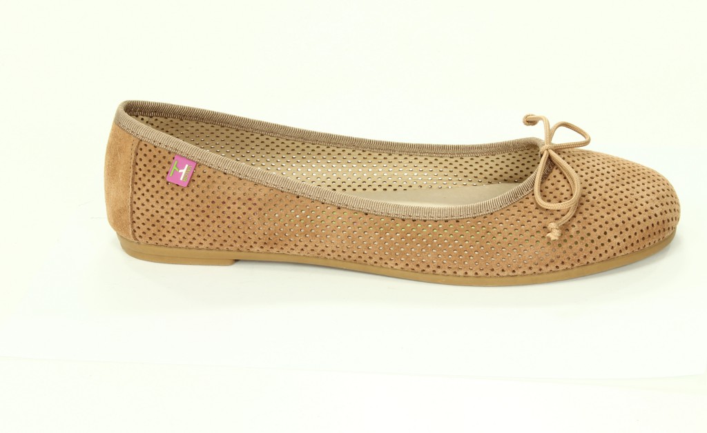 Hispanitas Baleriny Damskie Crosta Camel HV37737