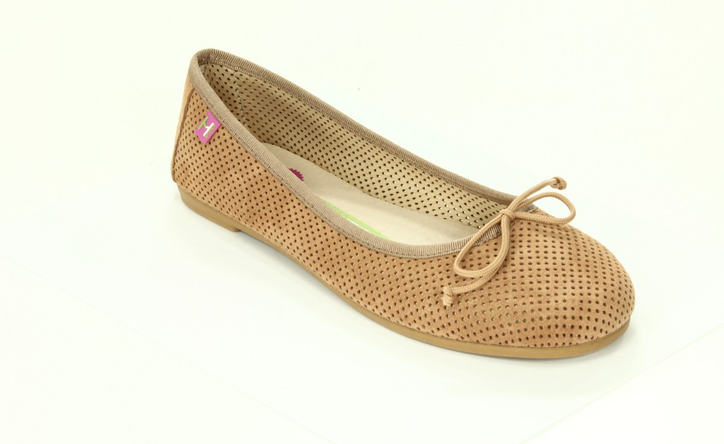 Hispanitas Baleriny Damskie Crosta Camel HV37737