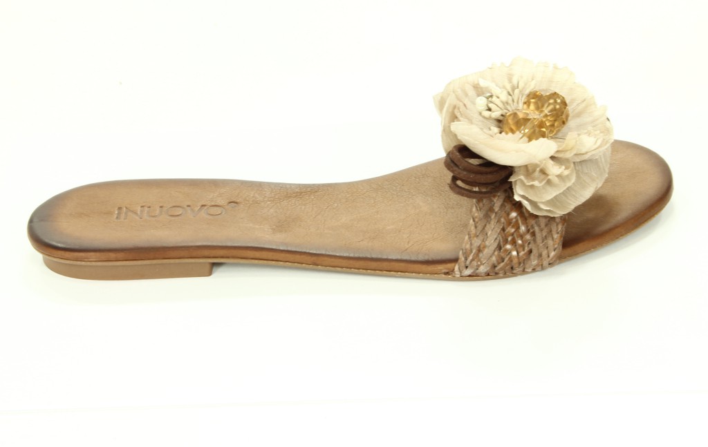 Inuovo Klapki Damskie DK Brown ERK 240