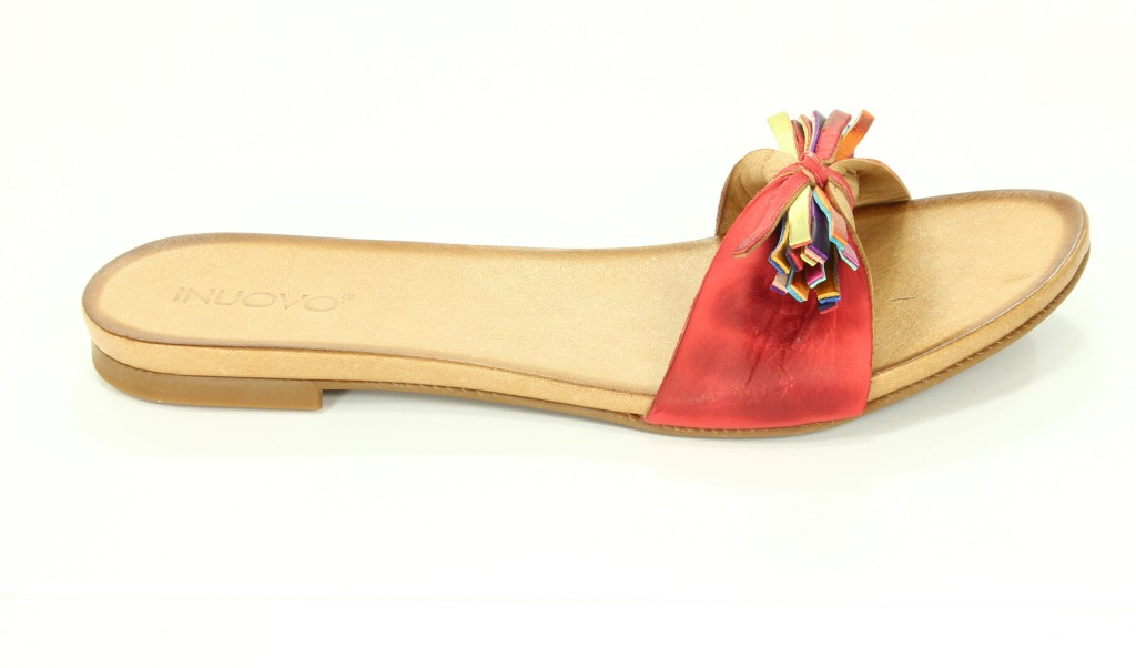 Inuovo Klapki Damskie 350 Red 413-2 Terlik