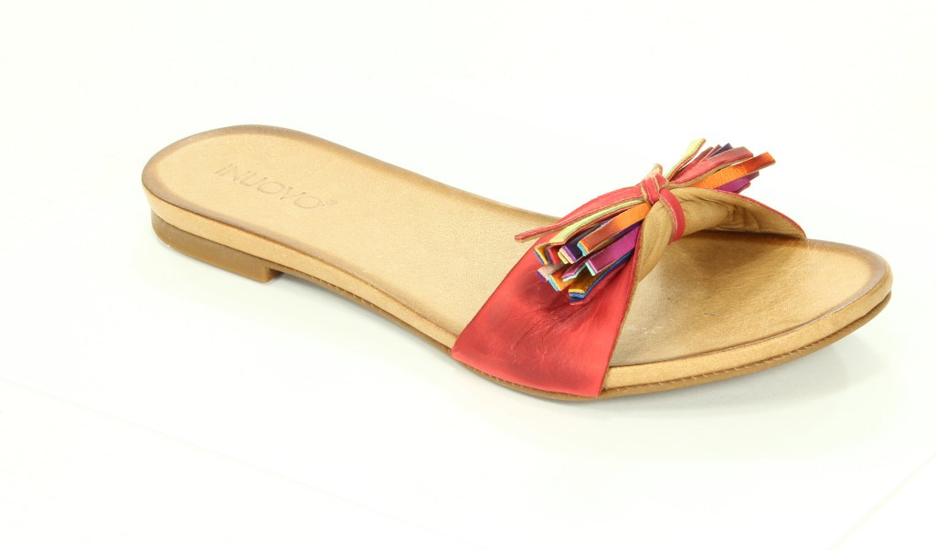 Inuovo Klapki Damskie 350 Red 413-2 Terlik