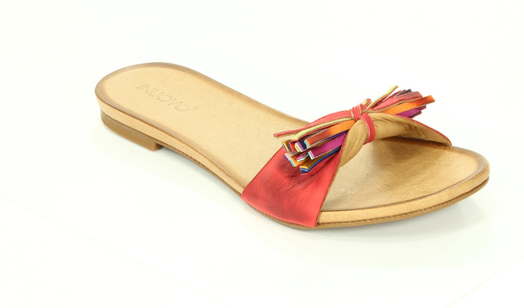 Inuovo Klapki Damskie 350 Red 413-2 Terlik