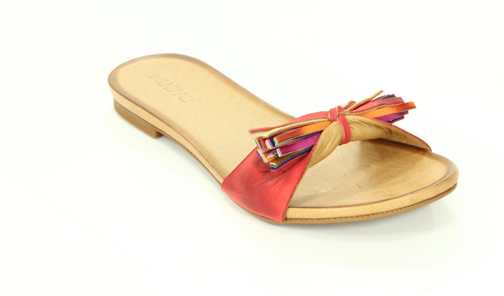 Inuovo Klapki Damskie 350 Red 413-2 Terlik