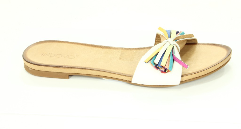 Inuovo Klapki Damskie 346 White 413-2 Terlik