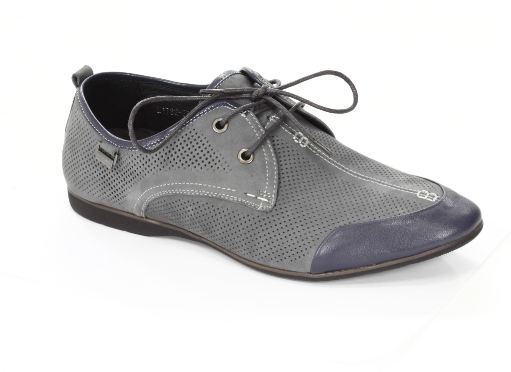 Brooman Półbuty Męskie Grey L1782-238G113