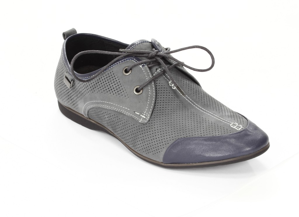 Brooman Półbuty Męskie Grey L1782-238G113