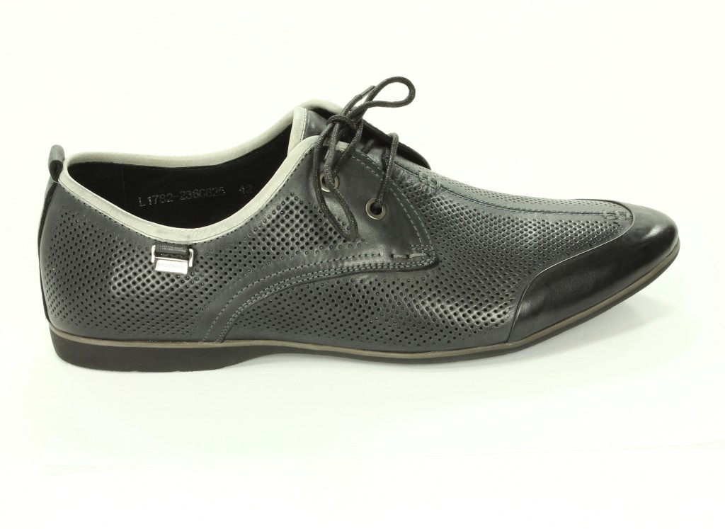Brooman Półbuty Męskie Black L1782-236G625