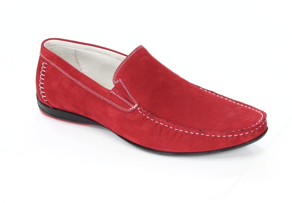 Brooman Półbuty Męskie Red A68-309-B35