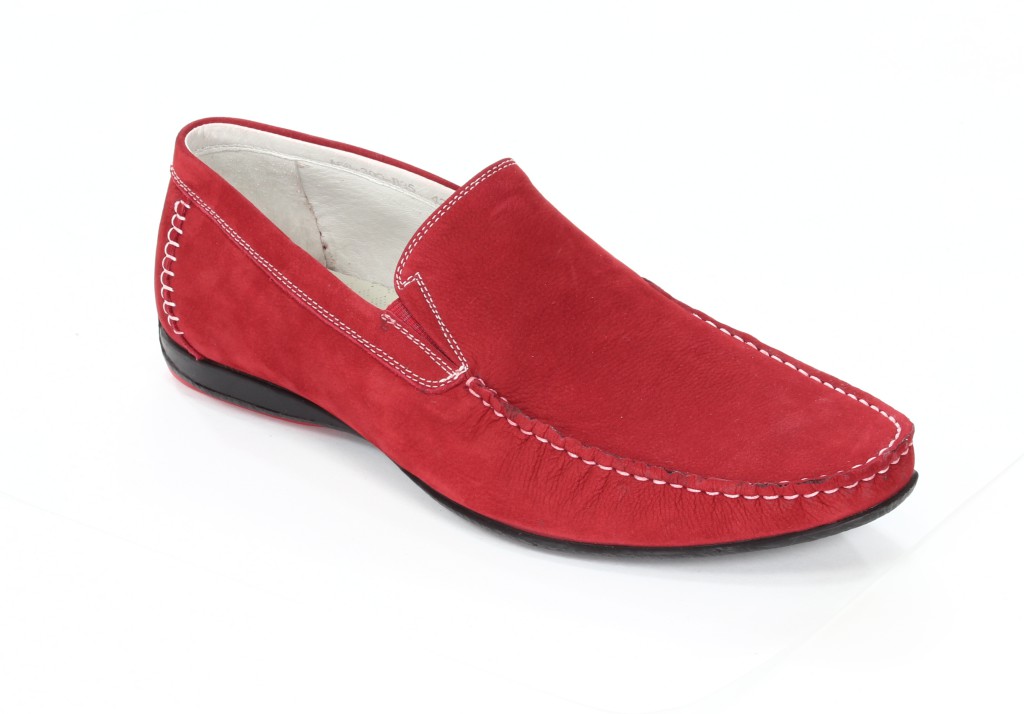Brooman Półbuty Męskie Red A68-309-B35