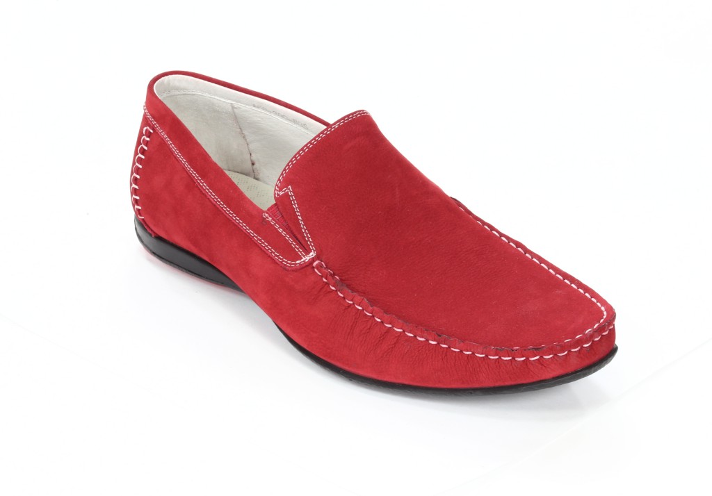 Brooman Półbuty Męskie Red A68-309-B35