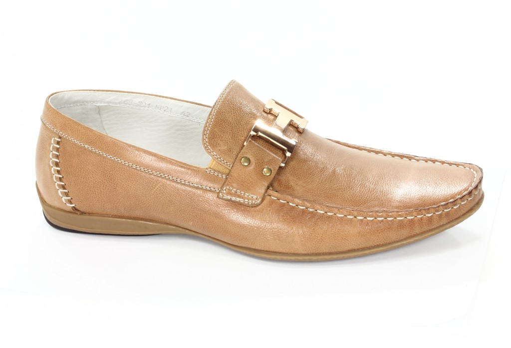 Brooman Półbuty Męskie Beige A68-301-NP21