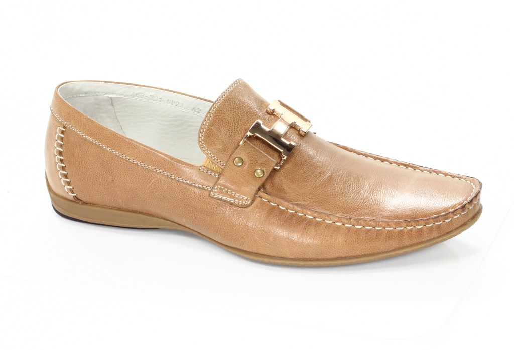 Brooman Półbuty Męskie Beige A68-301-NP21