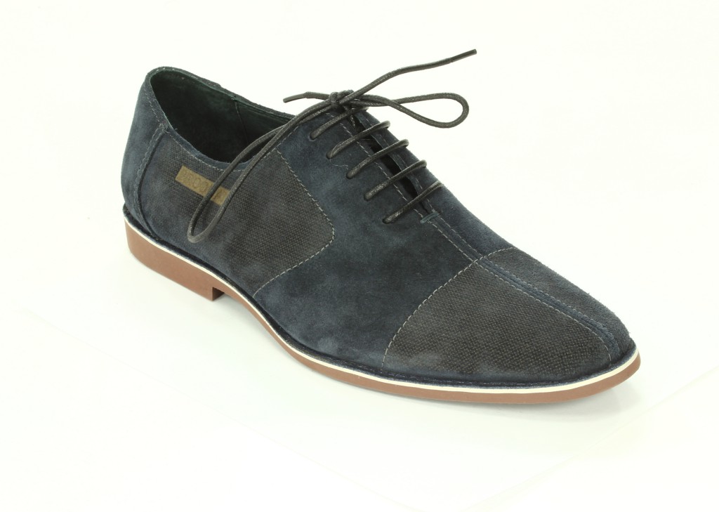 Brooman Półbuty Męskie Blue BTB289-G302-1