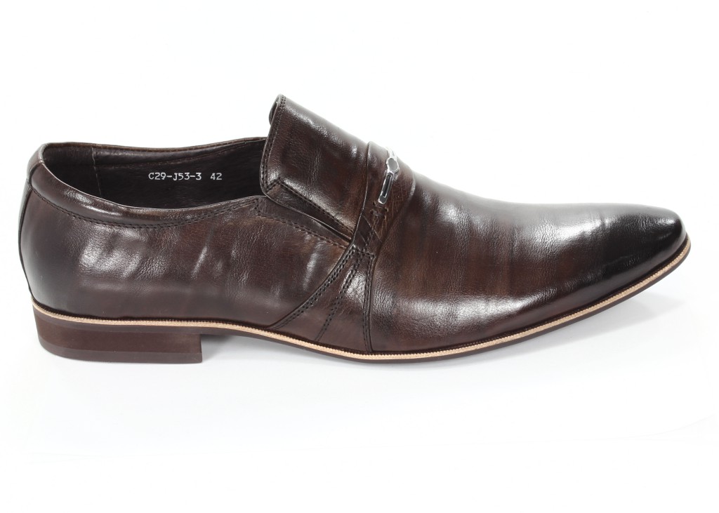 Brooman Półbuty Męskie Brown C29-J53-3
