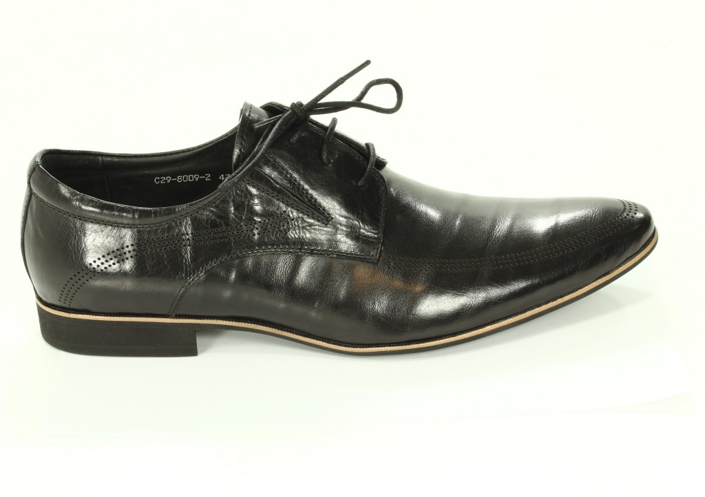 Brooman Półbuty Męskie Black C29-8009-2
