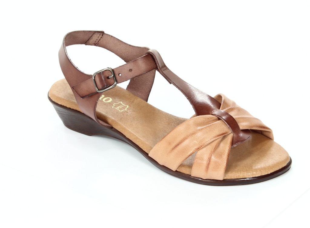 Verano Sandały Damskie Marron Cuero 1200