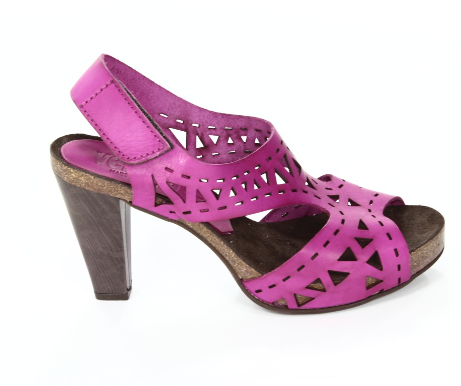 Verano Sandały Damskie Piel Magenta 60-3053