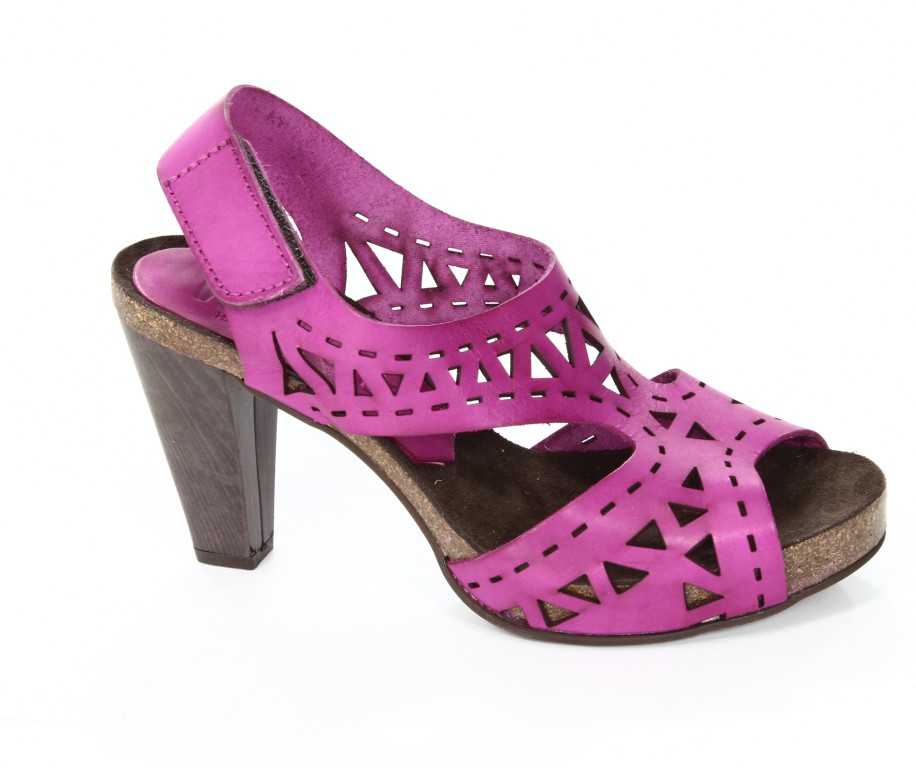Verano Sandały Damskie Piel Magenta 60-3053