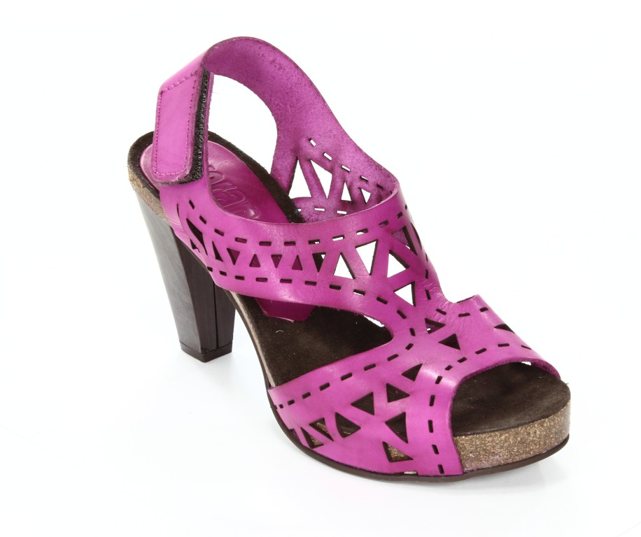 Verano Sandały Damskie Piel Magenta 60-3053