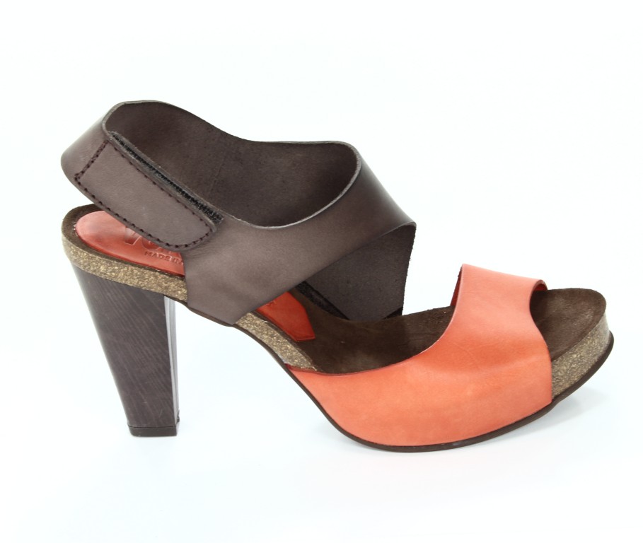 Verano Sandały Damskie Moka Naranja 60-2870
