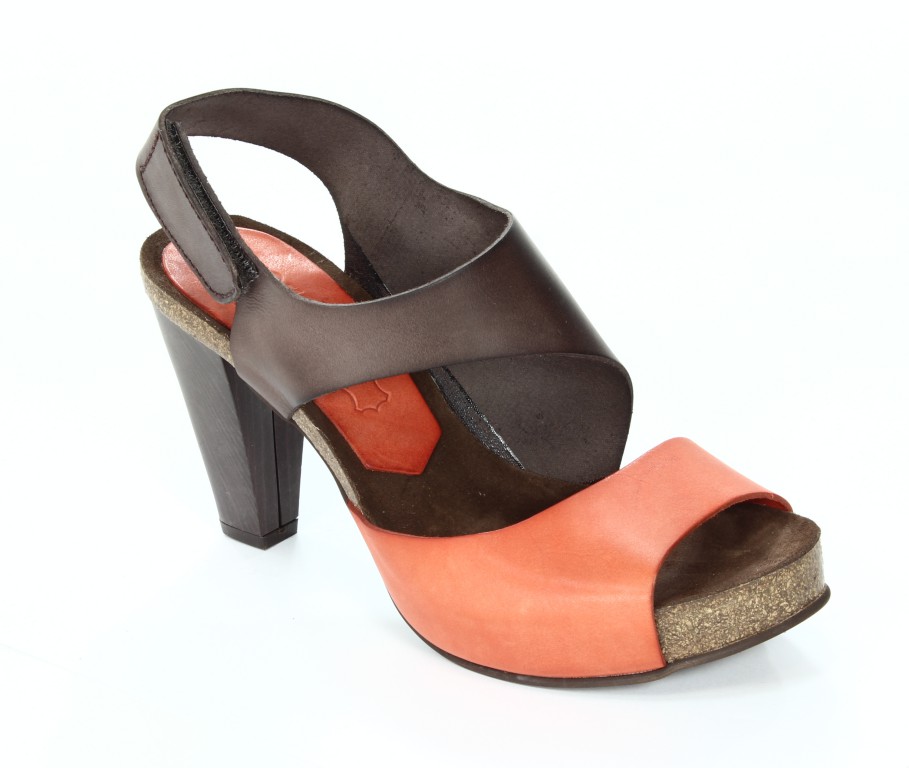 Verano Sandały Damskie Moka Naranja 60-2870