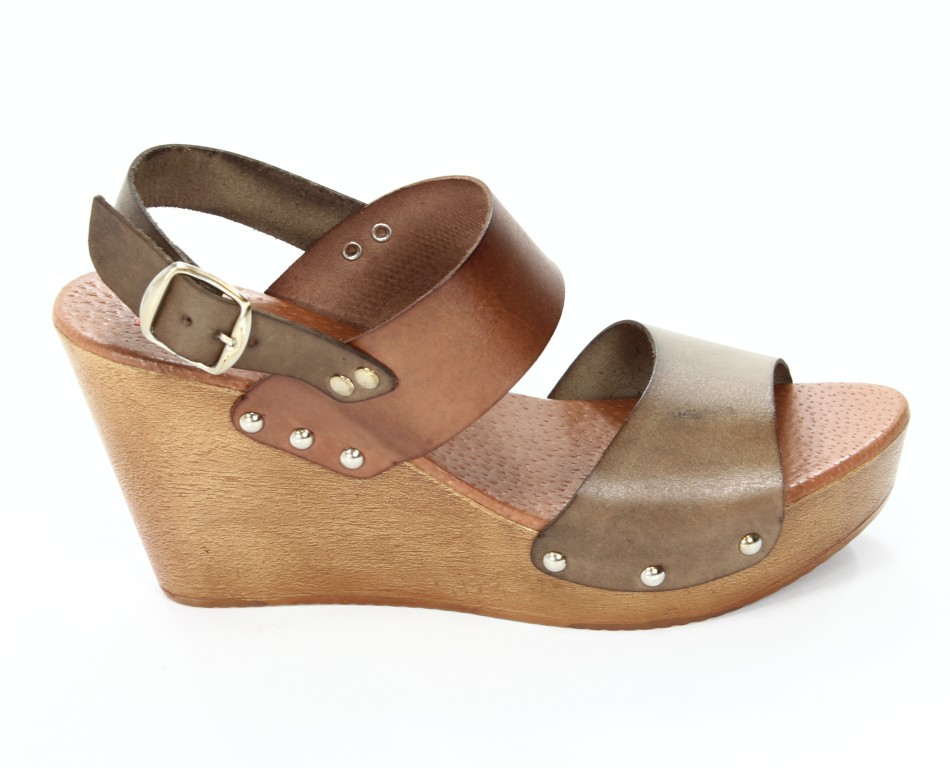 Verano Sandały Damskie Taupe Cuero 304