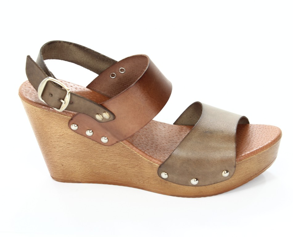 Verano Sandały Damskie Taupe Cuero 304