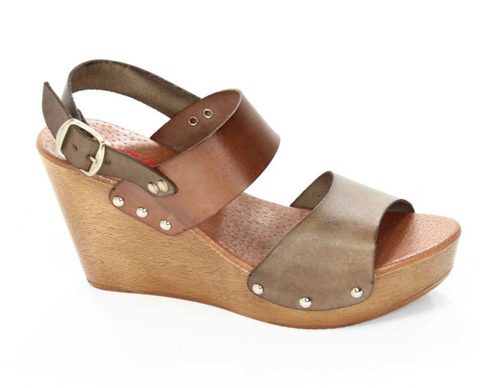 Verano Sandały Damskie Taupe Cuero 304