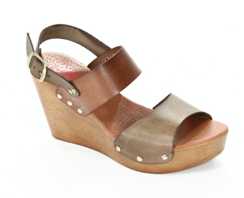 Verano Sandały Damskie Taupe Cuero 304