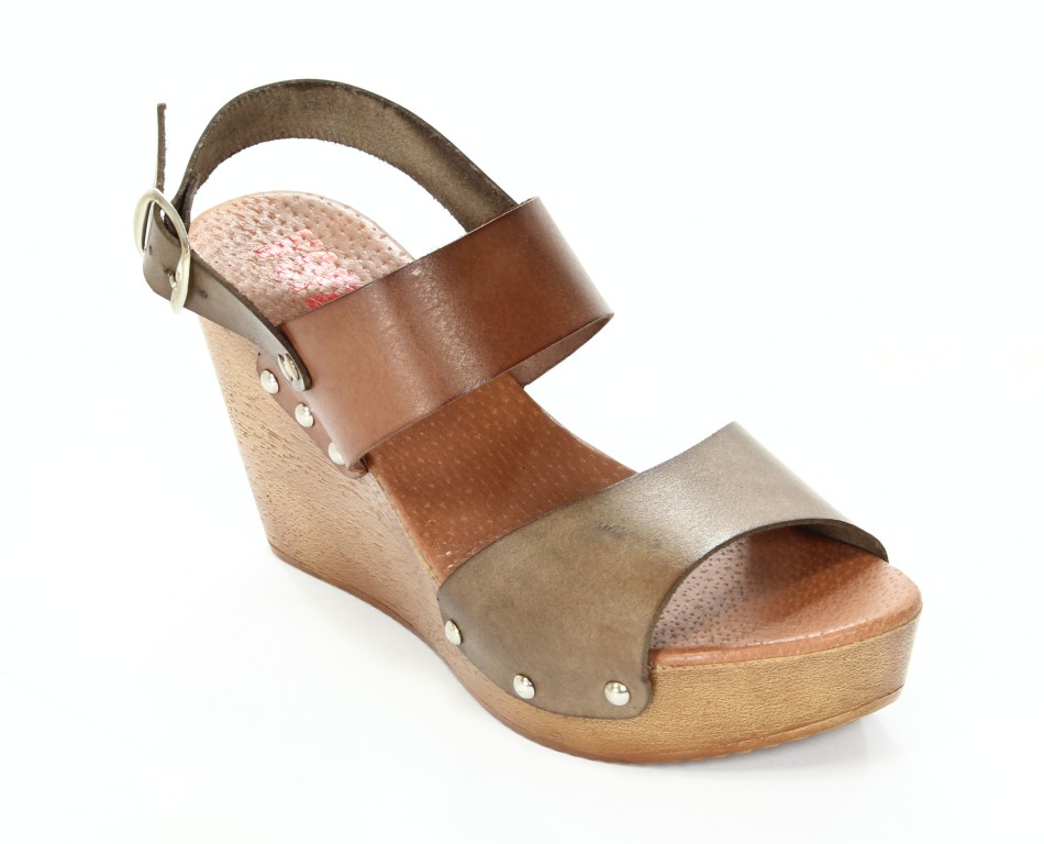 Verano Sandały Damskie Taupe Cuero 304