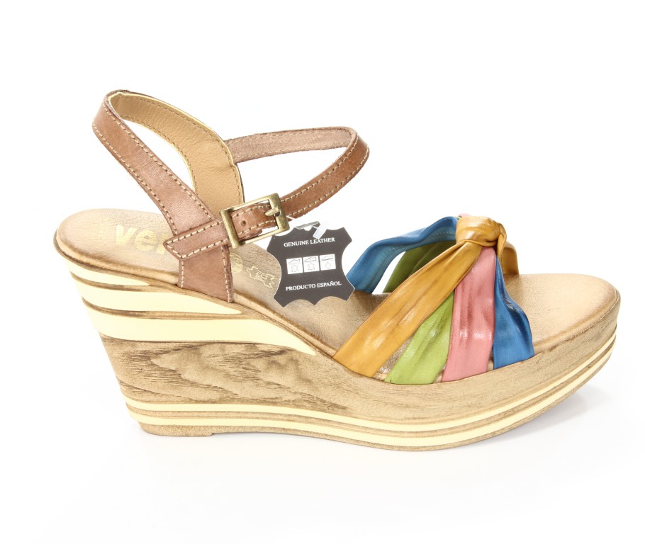 Verano Sandały Damskie Tierra Colores 598/1