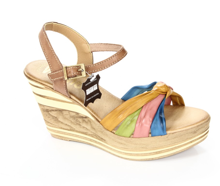 Verano Sandały Damskie Tierra Colores 598/1