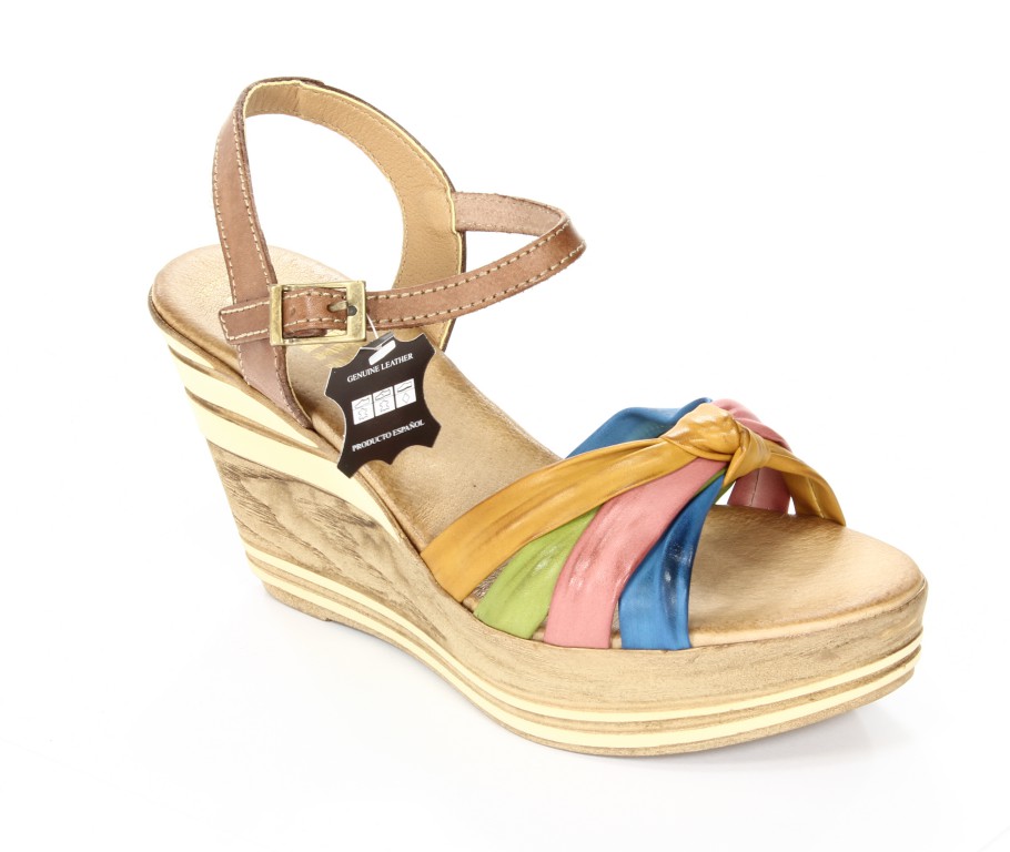 Verano Sandały Damskie Tierra Colores 598/1