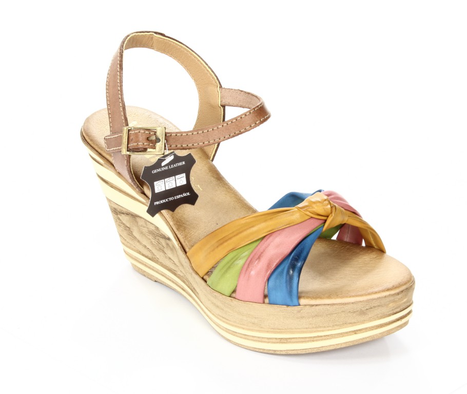 Verano Sandały Damskie Tierra Colores 598/1