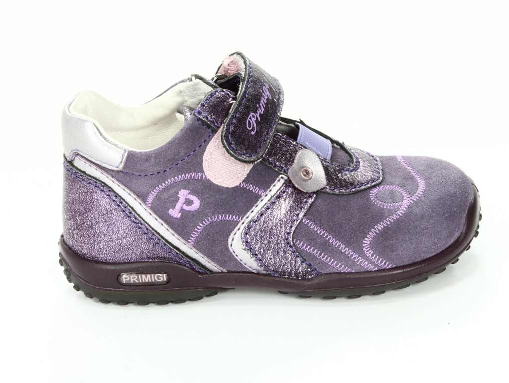 Primigi Półbuty Dziecięce 39723-00 Bang Su.Velina.Metal/Viol