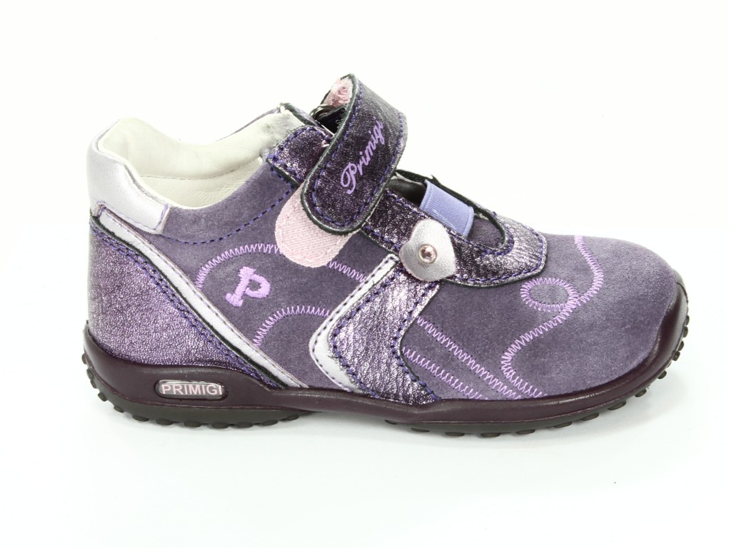 Primigi Półbuty Dziecięce 39723-00 Bang Su.Velina.Metal/Viol