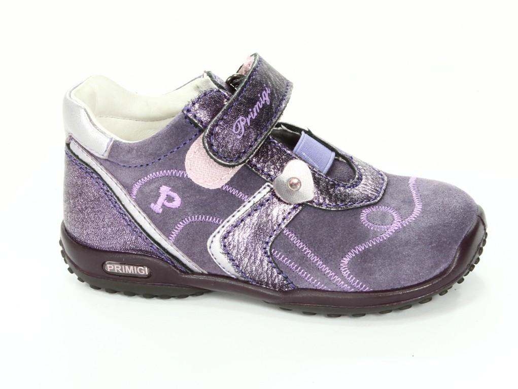 Primigi Półbuty Dziecięce 39723-00 Bang Su.Velina.Metal/Viol